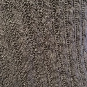 Charcoal grey cable knit turtleneck 🆕